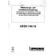 SEPPELFRICKE UKSD140.10 Instrukcja Obsługi